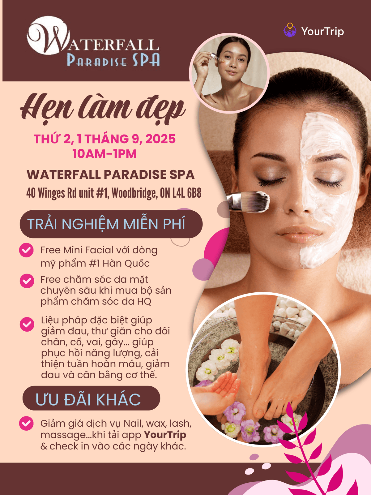 Hẹn Làm Đẹp và khoẻ tại Waterfall Paradise Spa